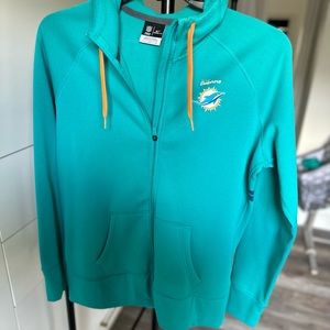 Nike DOLPHINS jacket with hoodie, L
